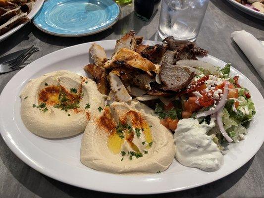 3. Chicken and Gyro Combo Plate