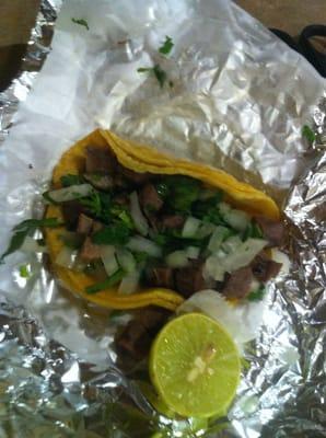 Taco de lengua