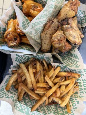 Lemon pepper & Mango with fries and ranch