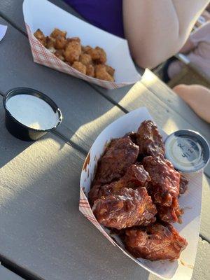 Wings and curds