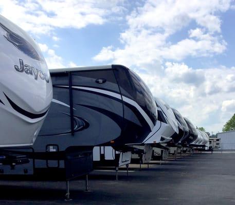 Summit RV is proud to offer over 350 RV's available at our Ashland, KY dealership, making it the largest dealership in 100 mi.