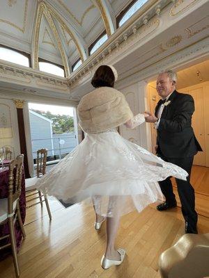 First Dance to the Klipptones: "Ain't that a kick in the head" by request!