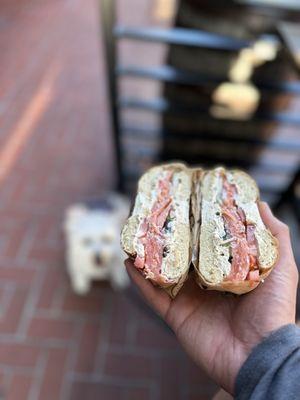 Lox, stock and bagel