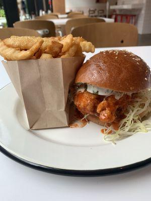 Super Buffalo Crunch Chicken Sandwich & Regular Fries