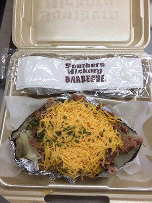 Loaded Barbecue Pork Potato