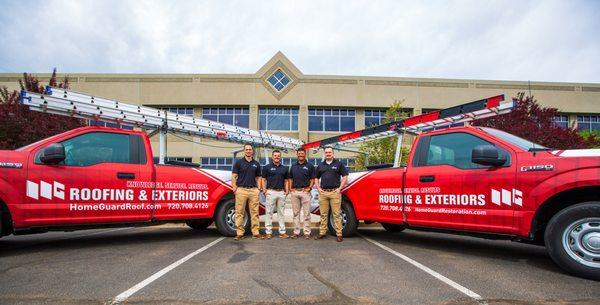 Zack, Terry, Tony & Danny started Homeguard Roofing & Restoration in 2012!