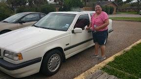 My wife and her car she and I could not be happier.