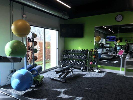 New fitness center