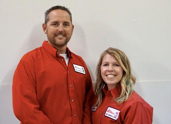 Owner operator, Joey and Jessica Frazer