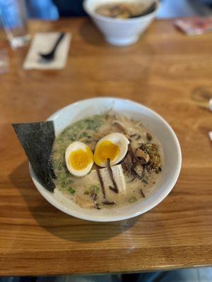 Vegetable Ramen with egg