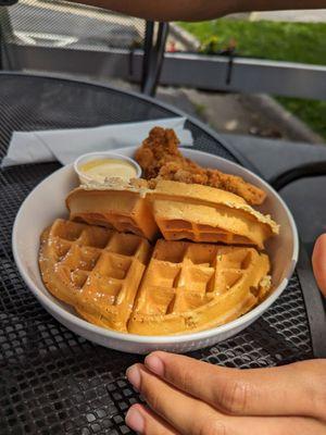 Chicken waffles