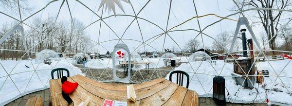 Pano inside the igloo