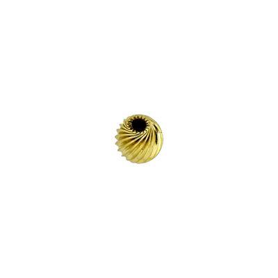 14K Gold Filled Corrugated Twisted Bead