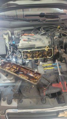 Valve cover gaskets replacement Chevy Impala.