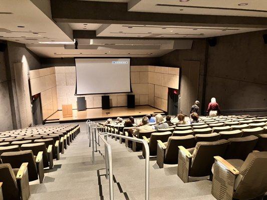 Whitman hall theater inside museum