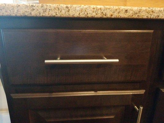 These are the drawer fronts that keep coming up and keep coming back the same.