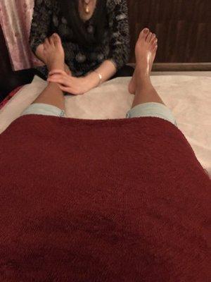 Probably the best foot massage i had