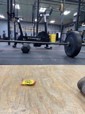 A little post-workout sour patch kids on Halloween