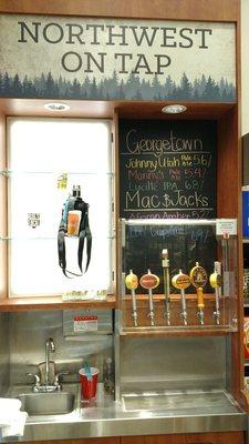 Only in Seattle can you fill up your growler in a drug store...