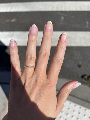 French gel mani!