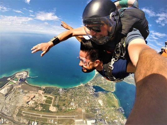 Best experience ever!!! Ryan & Willy are the best skydiving instructors!!! thanks!