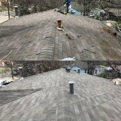 Full roof replacement.