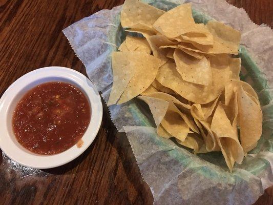 Chips and salsa.