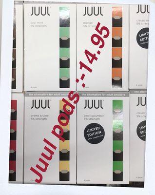 Authentic (Juul retailer) Juul pods $14.95 plus tax