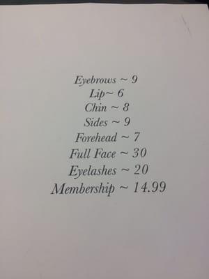 Here's the Threading Queen's services ! Great prices!