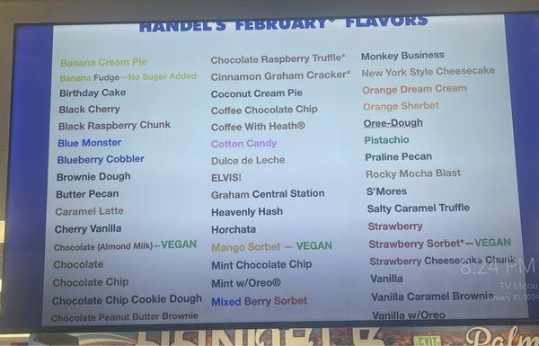 Handles Ice Cream Flavors