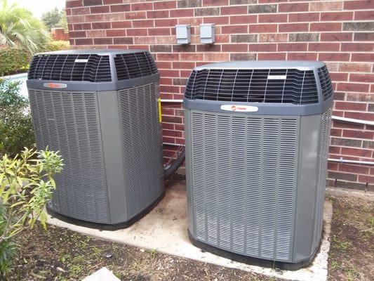 Trane XL 16i condensers (4 ton and 3 ton).