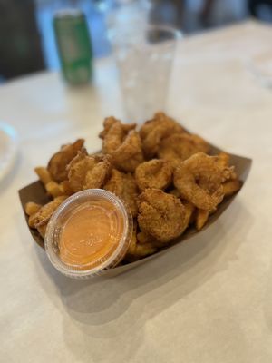 Fried shrimp basket (12pcs)