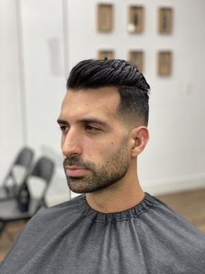 Barber fades beards shaves textured cuts good vibes!