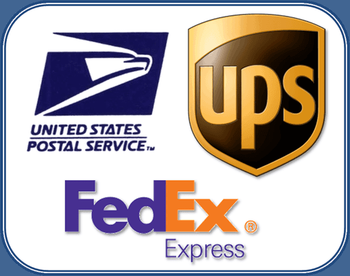 We ship UPS, FedEx and USPS