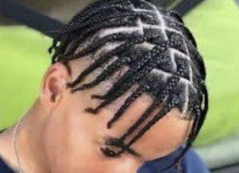 Men box braids