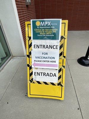 NPX vaccination site