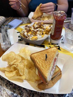 The Worst Crab Cake Ever Grilled Cheese