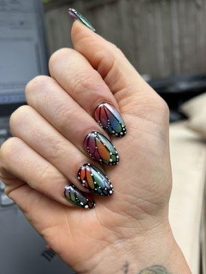 Rainbow Butterflies by Chau!