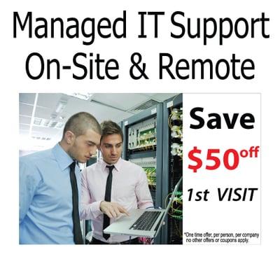 IT Support Special $50 off