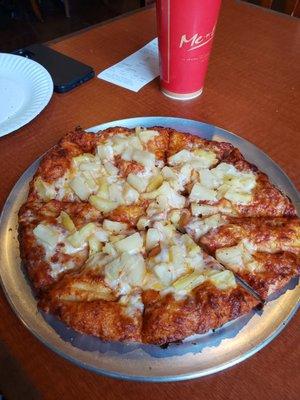 Pineapple 12 inch pizza