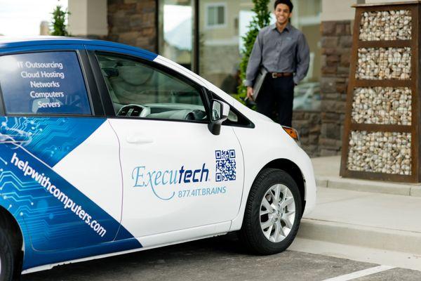 Executech company car.