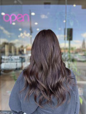 Dark chocolate hair color