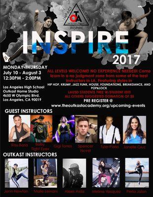 Summer Intensive! INSPIRE 2017