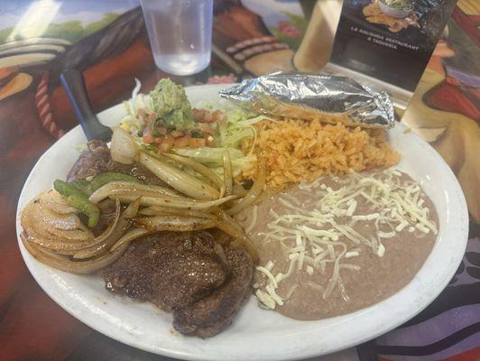 Carne Asada plate