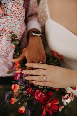 My wedding nails by Anne