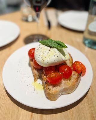 Bruschetta Alla Ricotta e Miele al Tartufo