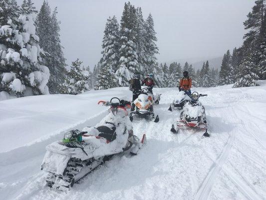 Our performance snowmobiles will expand your horizons