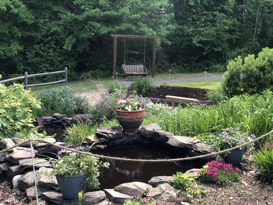 Water Feature that the Friends of Caledon installed about 10 years ago.