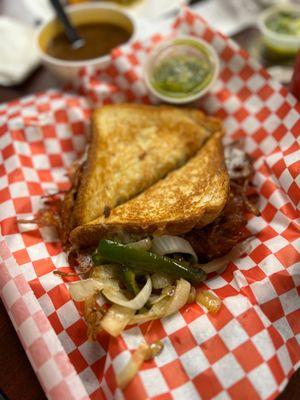 Birria grilled cheese