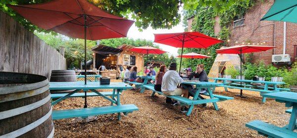 Great outdoor beer garden